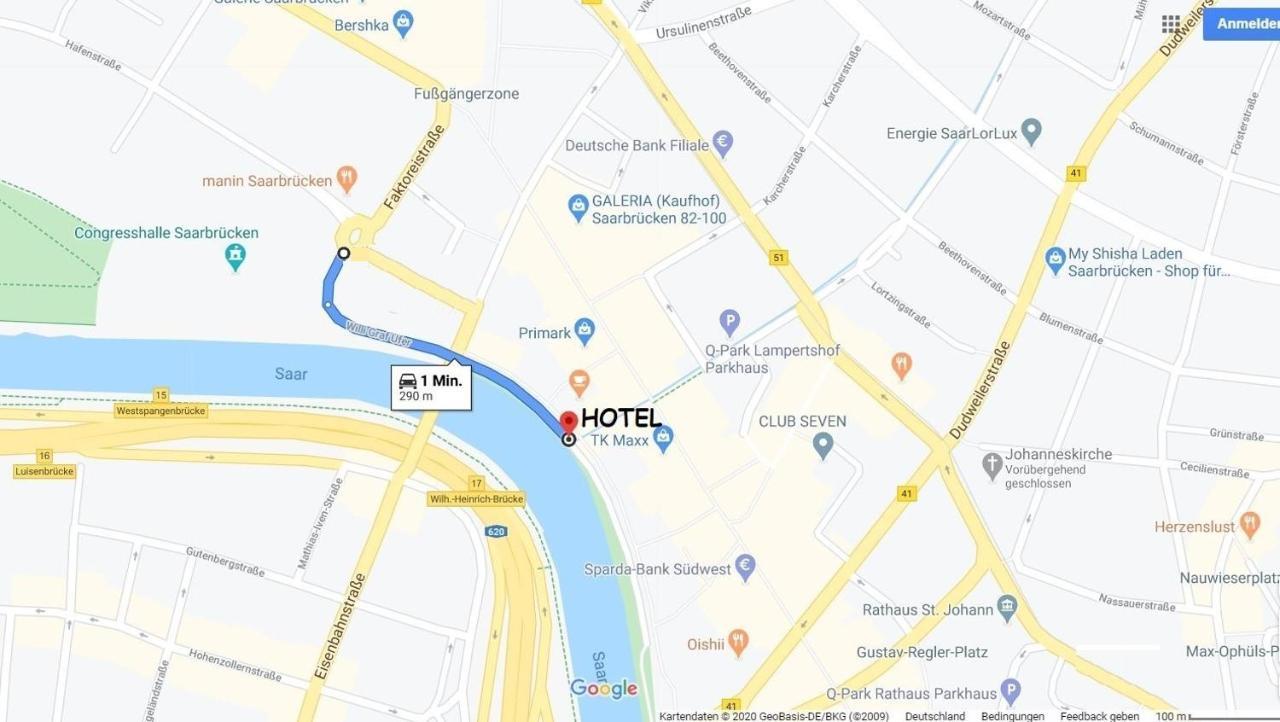 Hotel Stadt Hamburg Am Fluss ساربروكن المظهر الخارجي الصورة